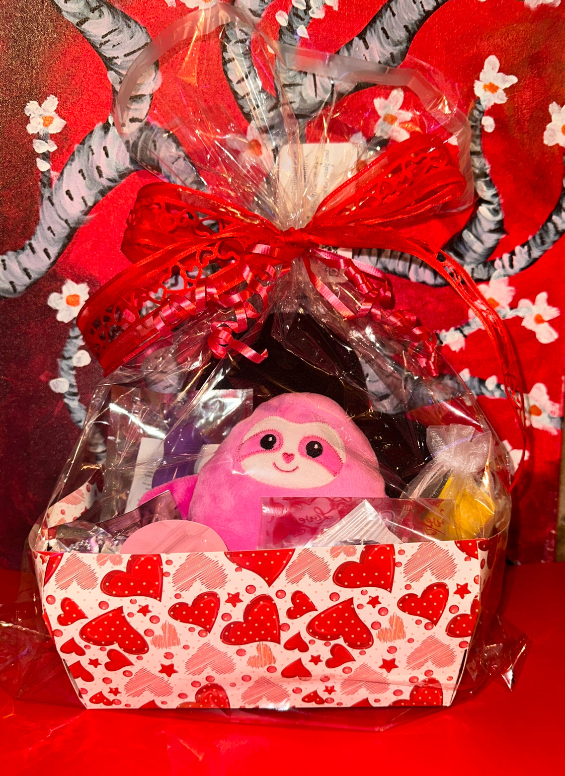 Valentines Love Day Gift Basket
